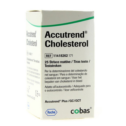 Roche Accutrend Colesterol 25 Tiras